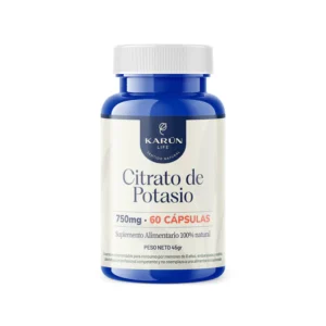 Citrato De Potasio 60 Capsulas 750 Mg