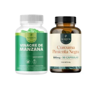Pack Detox: Gomitas Vinagre de Manzana + Cúrcuma 90