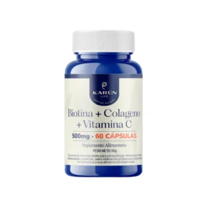 Colágeno Hidrolizado + Biotina + Vitamian C - 60 Capsulas