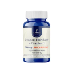 Colágeno Hidrolizado + Vitamina C 90 Capsulas 500 Mg