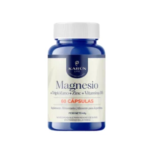 Magnesio+ triptófano+ Zinc+ Vit B6 60 Cap