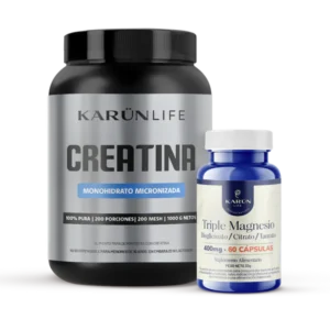 Pack Creatina 1Kg + Triple Magnesio